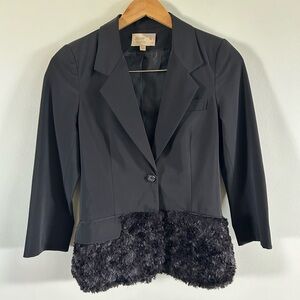 Elizabeth & James black blazer size 4